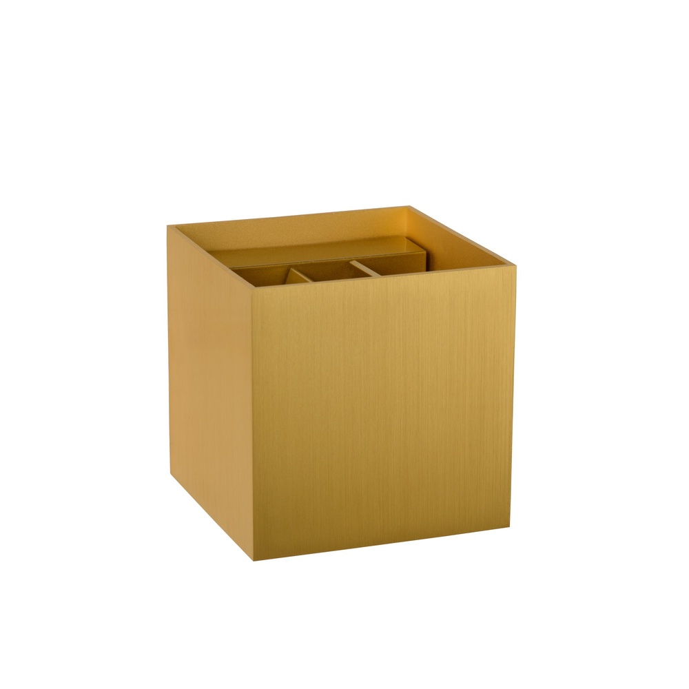 Lucide Vierkante wandspotXio 2700K goud - 09217/04/02